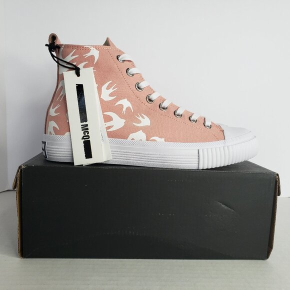 MCQ by Alexander McQueen Women's Swallow High-Top Sneaker - Size 40 (10 US) - Picture 1 of 8